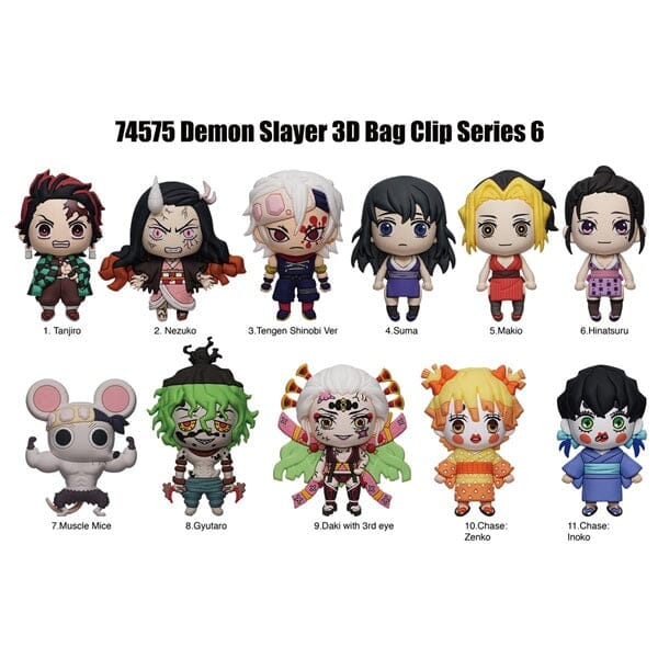 3D Anime: Demon Slayer Foam Blind Bag Clip Series 6 (1pc) - Image 3