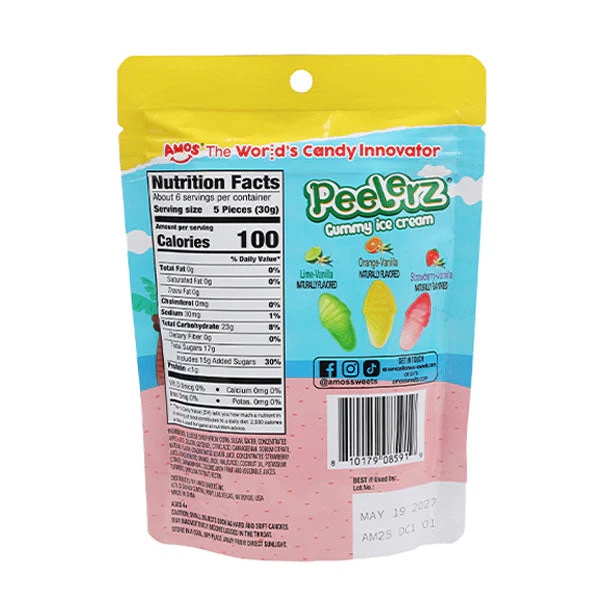 Amos 4D Peelerz Peelable Fruit Gummy Candy (6oz) Multiple Flavors - Image 27