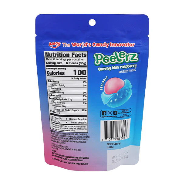 Amos 4D Peelerz Peelable Fruit Gummy Candy (6oz) Multiple Flavors - Image 29