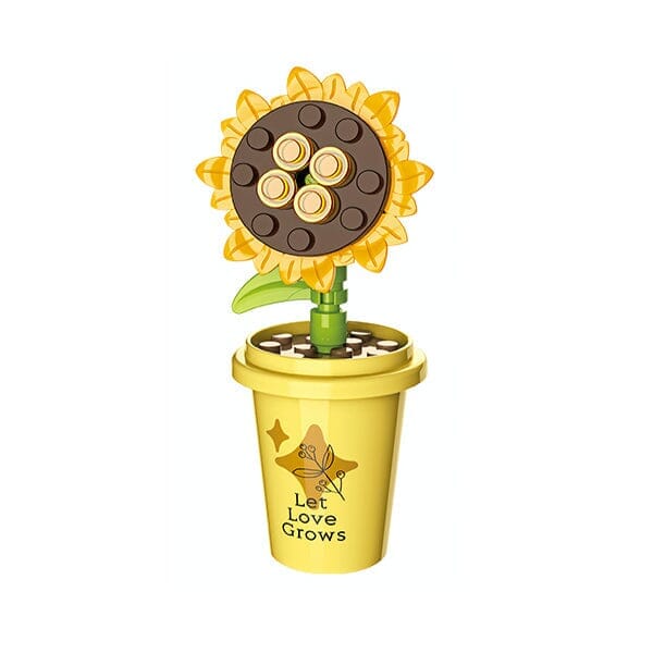 DIY Botanical Building Block Sets: Collectible Assorted Mini Pots - Image 13