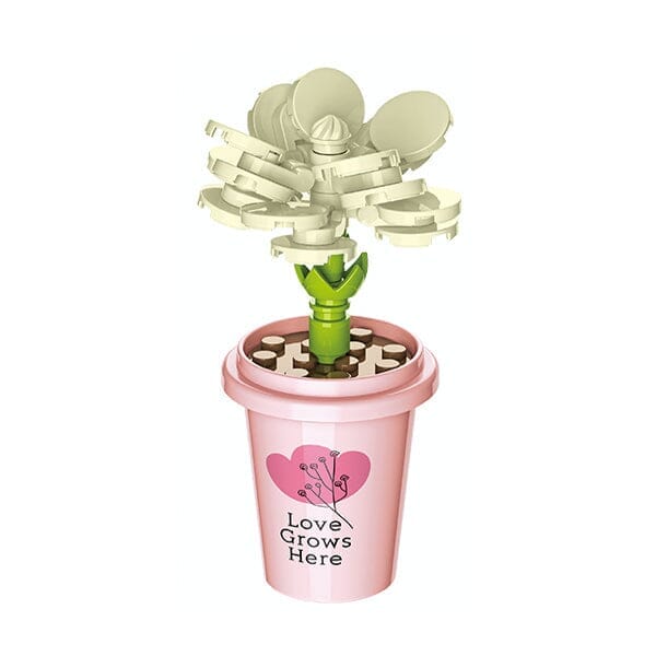 DIY Botanical Building Block Sets: Collectible Assorted Mini Pots - Image 5