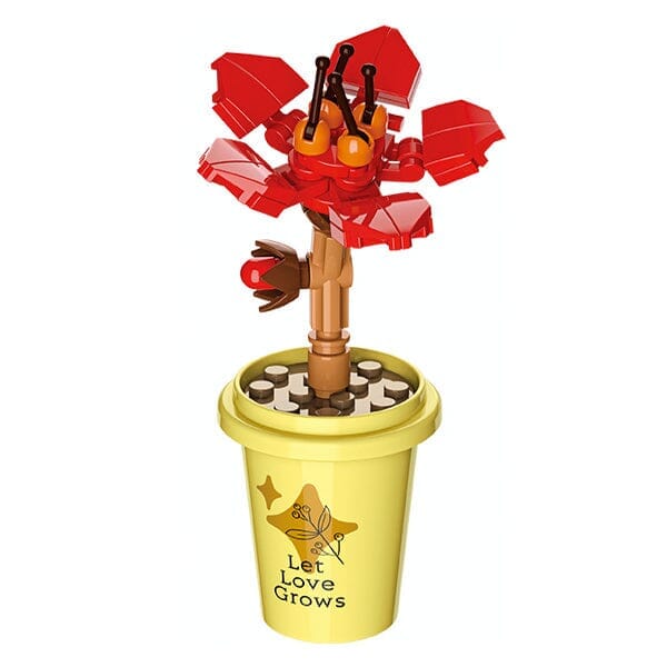 DIY Botanical Building Block Sets: Collectible Assorted Mini Pots - Image 6