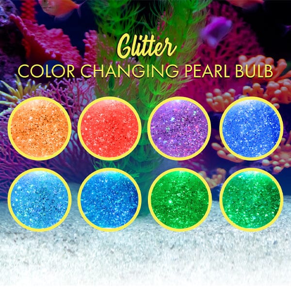 LED Color-Changing Clam Shell Glitter Lamp - Image 4