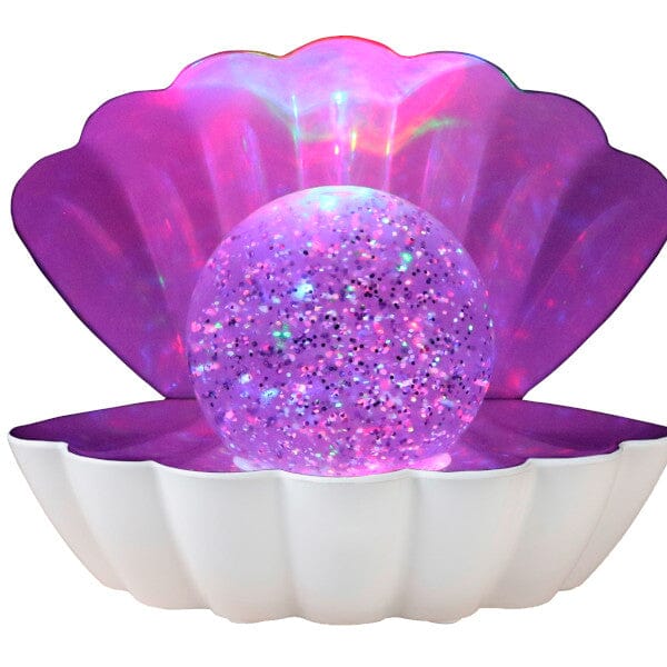 LED Color-Changing Clam Shell Glitter Lamp - Image 8