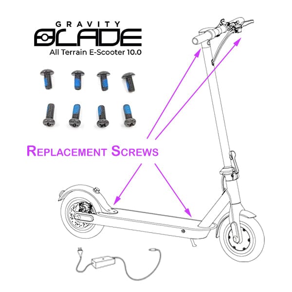Gravity Blade E-Scooter 10.0 Replacement Parts - Image 8