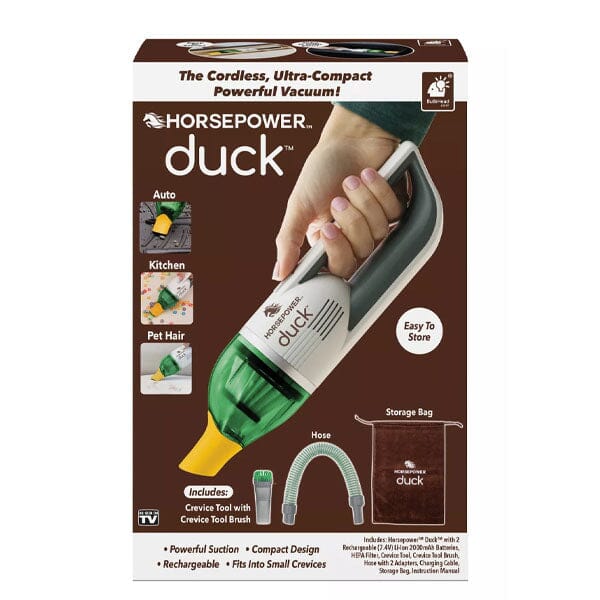Horsepower Duck Vacuum Rechargeable Handheld Vacuum (Includes Accessories!) - Image 12