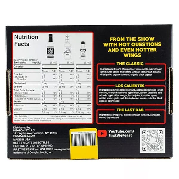 Hot Ones® "The Last Dab" Hot Sauce Trio Pack | As Seen On Youtube - Image 7