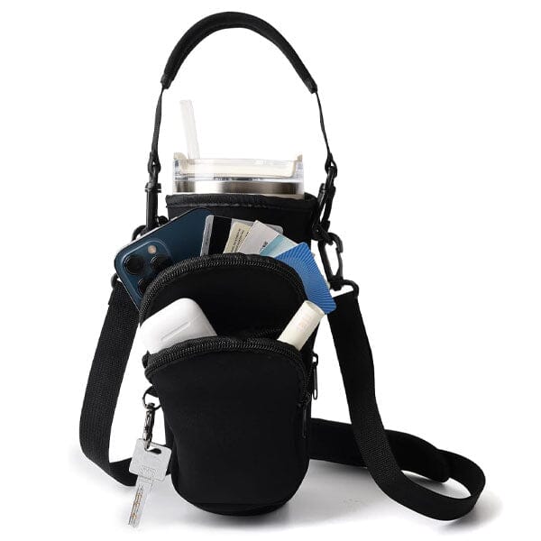 HydriEase Carry Bag Holder w/ Strap & Pockets for 40oz Tumbler Cup - Image 10