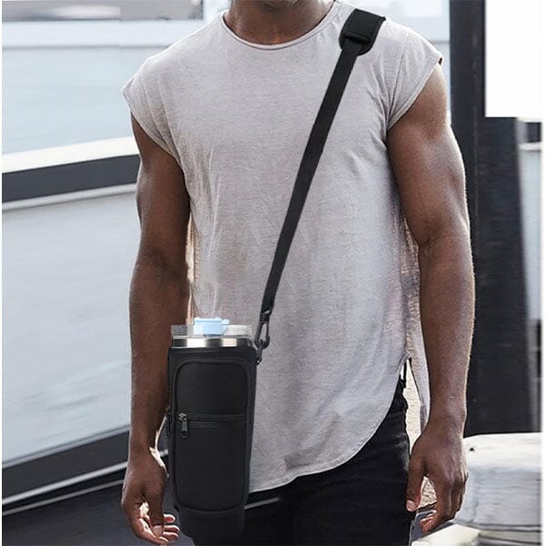 HydriEase Carry Bag Holder w/ Strap & Pockets for 40oz Tumbler Cup - Image 4