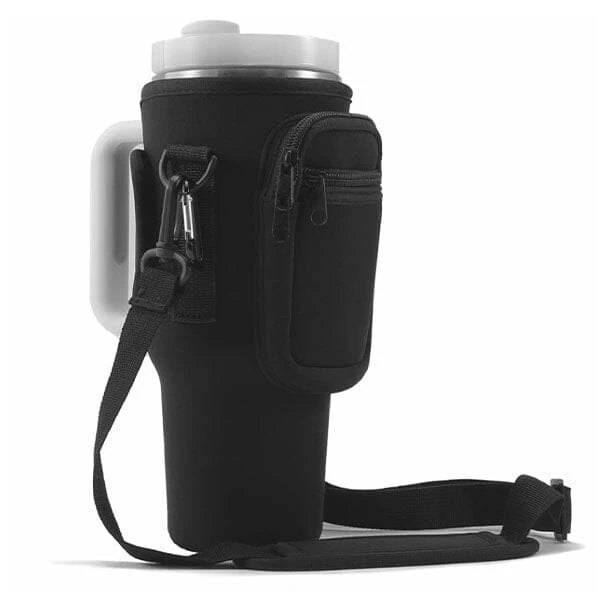 HydriEase Carry Bag Holder w/ Strap & Pockets for 40oz Tumbler Cup - Image 5