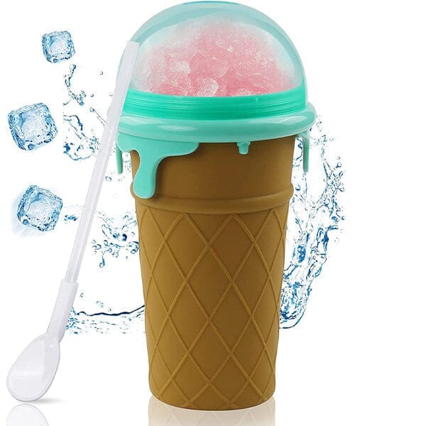 JUMBO ProKitchen Squeezur | Instant Slushie Maker Cup (Incl. Straw/Spoon & Lid) - Image 3