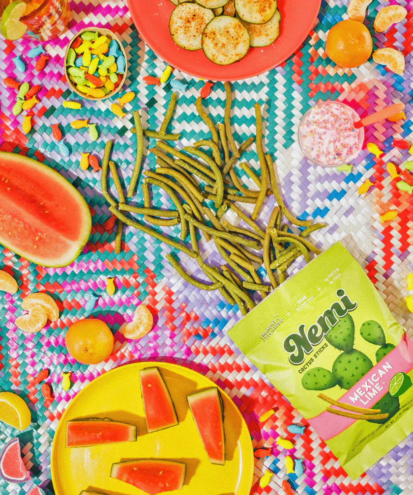 Nemi Cactus Crunchy Sticks - Mexican Lime - Image 4