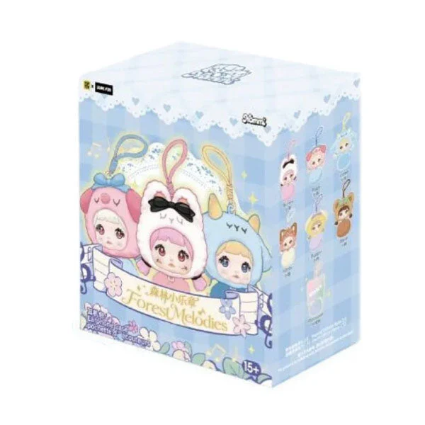 Nommi Forest Melodies Silicone Earbud Case Plush Animal Keychain Blind Box (1pc) - Image 11