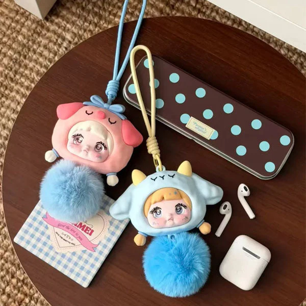Nommi Forest Melodies Silicone Earbud Case Plush Animal Keychain Blind Box (1pc) - Image 6