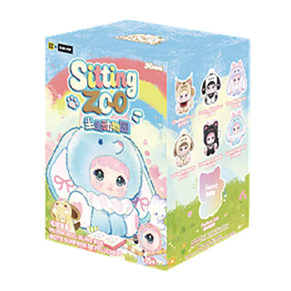 Nommi Sitting Zoo Series Kawaii Plush Doll Blind Box (1pc) - Image 10