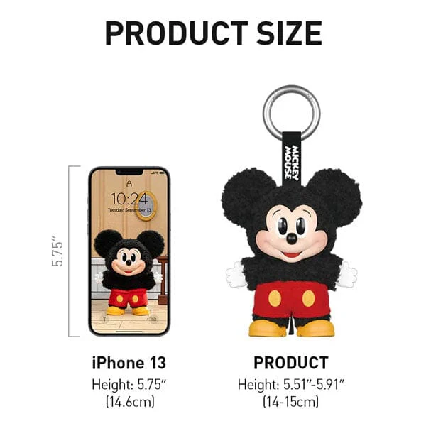 Pop Mart x Disney: Mickey Family Cute Together Series Plush Keychain Blind Box (1pc) - Image 10