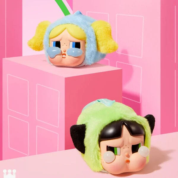 Pop Mart x Powerpuff Girls x CRYBABY: Vinyl Face Plush Bag Clip Blind Box (1pc) - Image 5