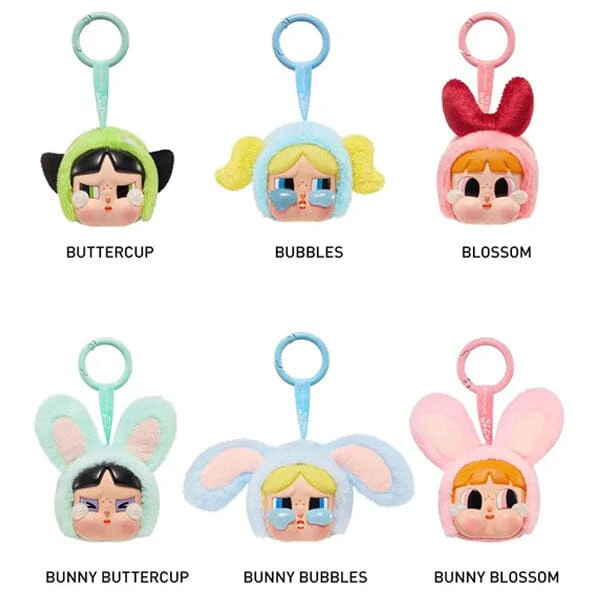 Pop Mart x Powerpuff Girls x CRYBABY: Vinyl Face Plush Bag Clip Blind Box (1pc) - Image 7