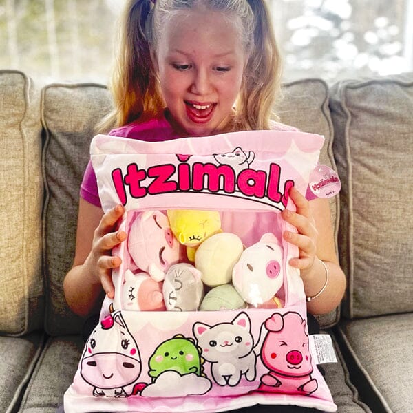 Itzimals Kawaii Snack Pillow Assorted Plush Animal Bag (Multiple Styles) - Image 11