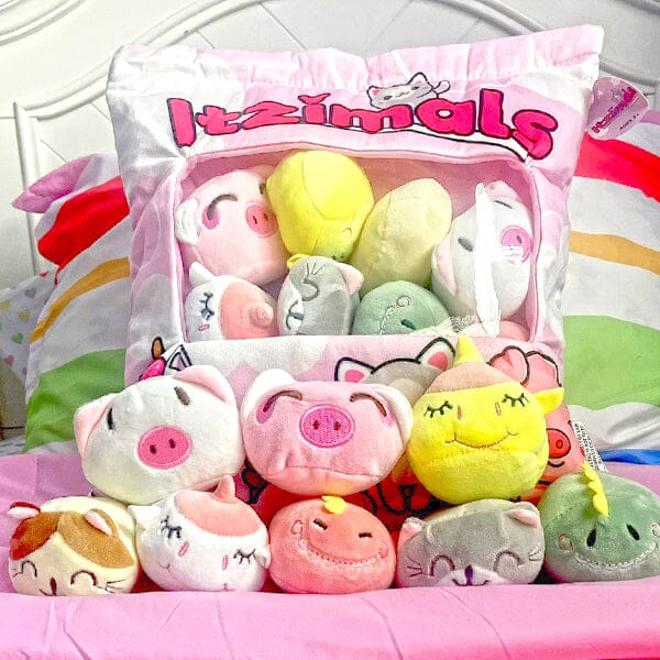 Itzimals Kawaii Snack Pillow Assorted Plush Animal Bag (Multiple Styles) - Image 13