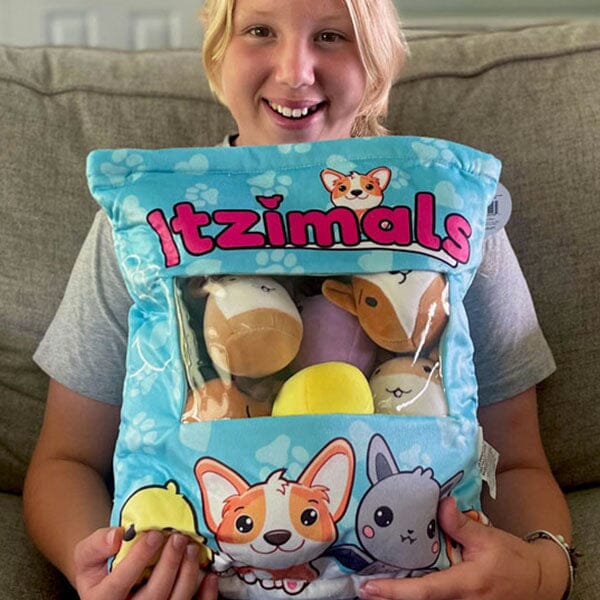 Itzimals Kawaii Snack Pillow Assorted Plush Animal Bag (Multiple Styles) - Image 3