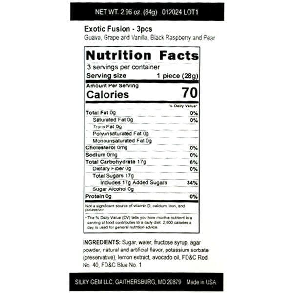 Silky Gem Crystal Candy Exotic Fusion Sampler Pack (3pc) - Image 4