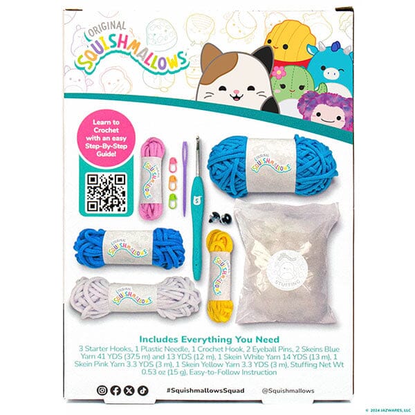 Squishmallows DIY Crochet Plush Toy Complete Kit (Multiple Characters) - Image 3