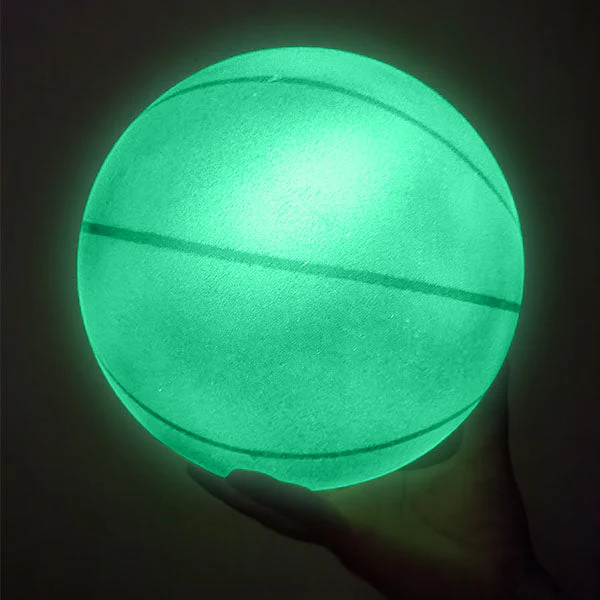 StealthDunk Glow-in-the-Dark Silent Basketball No. 3 Kids' Size - Image 3