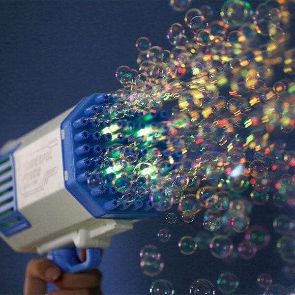 The Bazooka Gubble LED Bubble Gun | Includes 100mL Kid & Pet Safe Bubble Solution - Image 5
