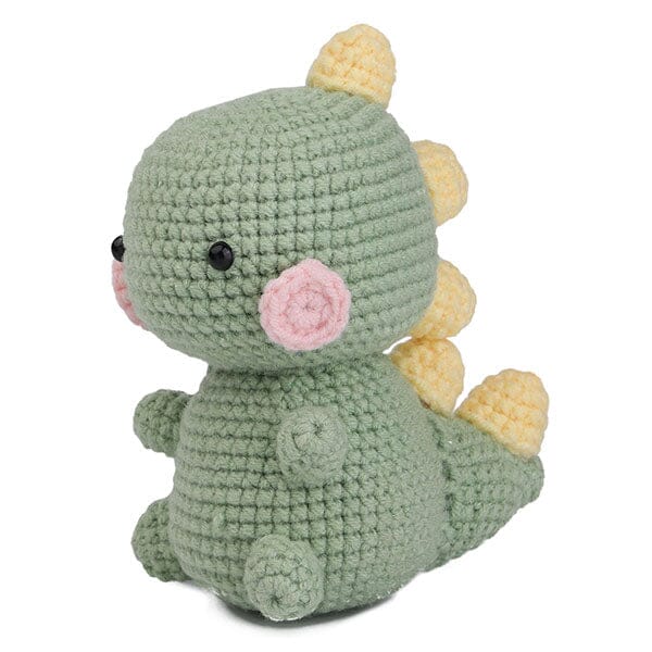 The LOOP Brigade: DIY Mini Crochet Plush Toy Complete Kit For Beginners - Noah the Dinosaur - Image 3