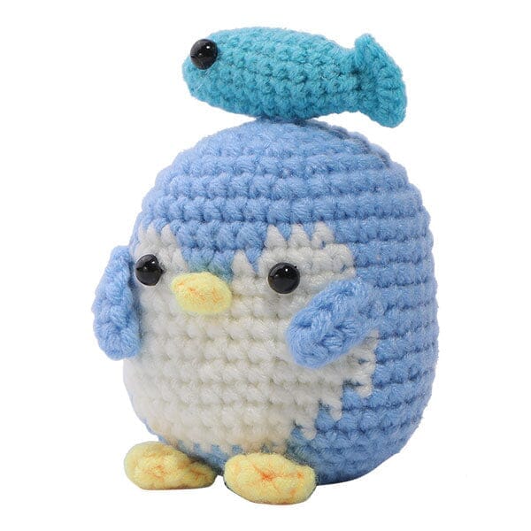 The LOOP Brigade: DIY Mini Crochet Plush Toy Complete Kit For Beginners - Charlie the Penguin - Image 3