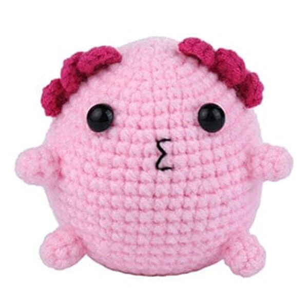 The LOOP Brigade: DIY Mini Crochet Plush Toy Complete Kit For Beginners - Lily the Axolotl - Image 3