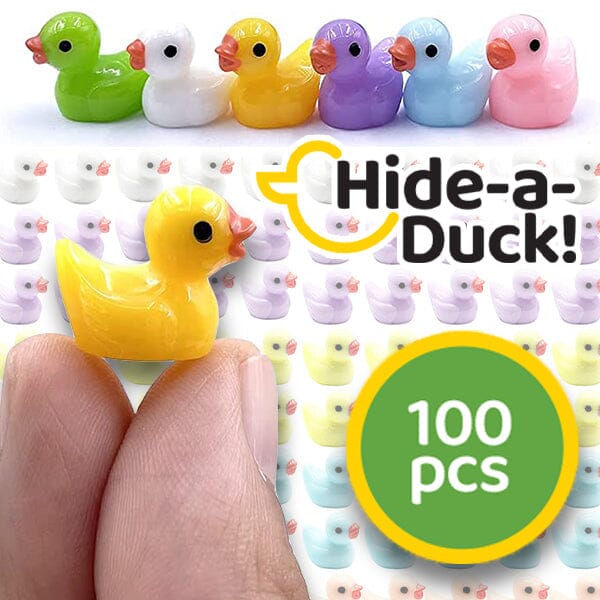 Hide-A-Duck! (100pc) Tiny Ducks To Prank Your Friends With! - Image 3